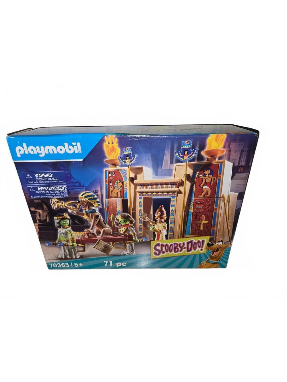 Playmobil Scooby-Doo Adventure in Egypt 70365 Temple Mystery Set 71 pc Sealed